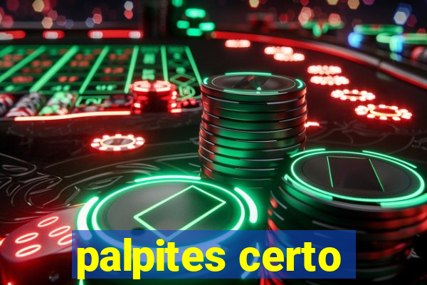 palpites certo